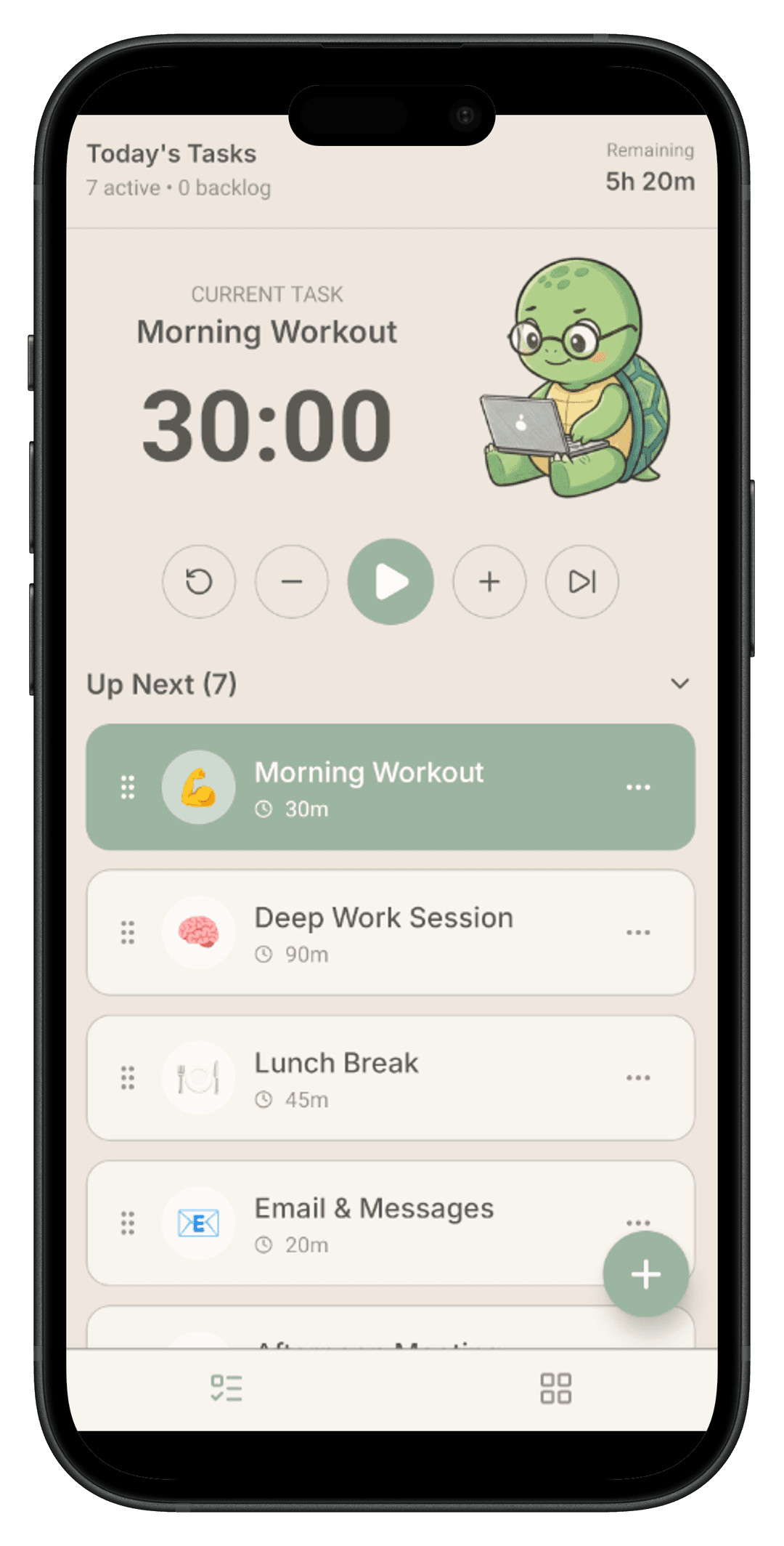 Tito App Tasks Screen