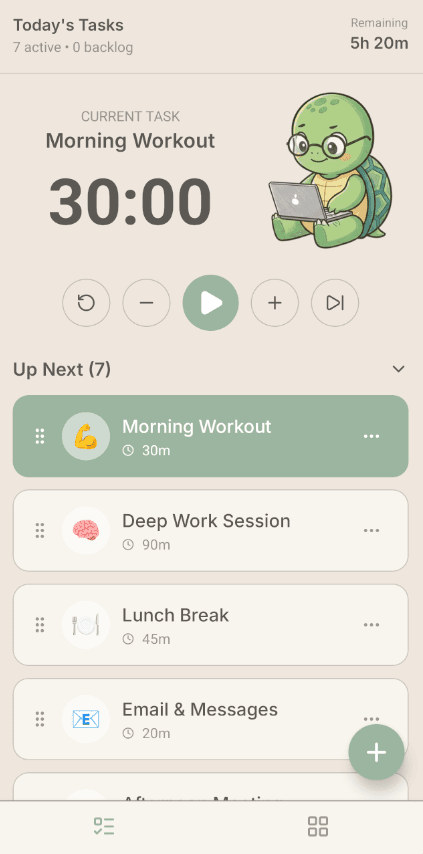 Start Your Day Screen